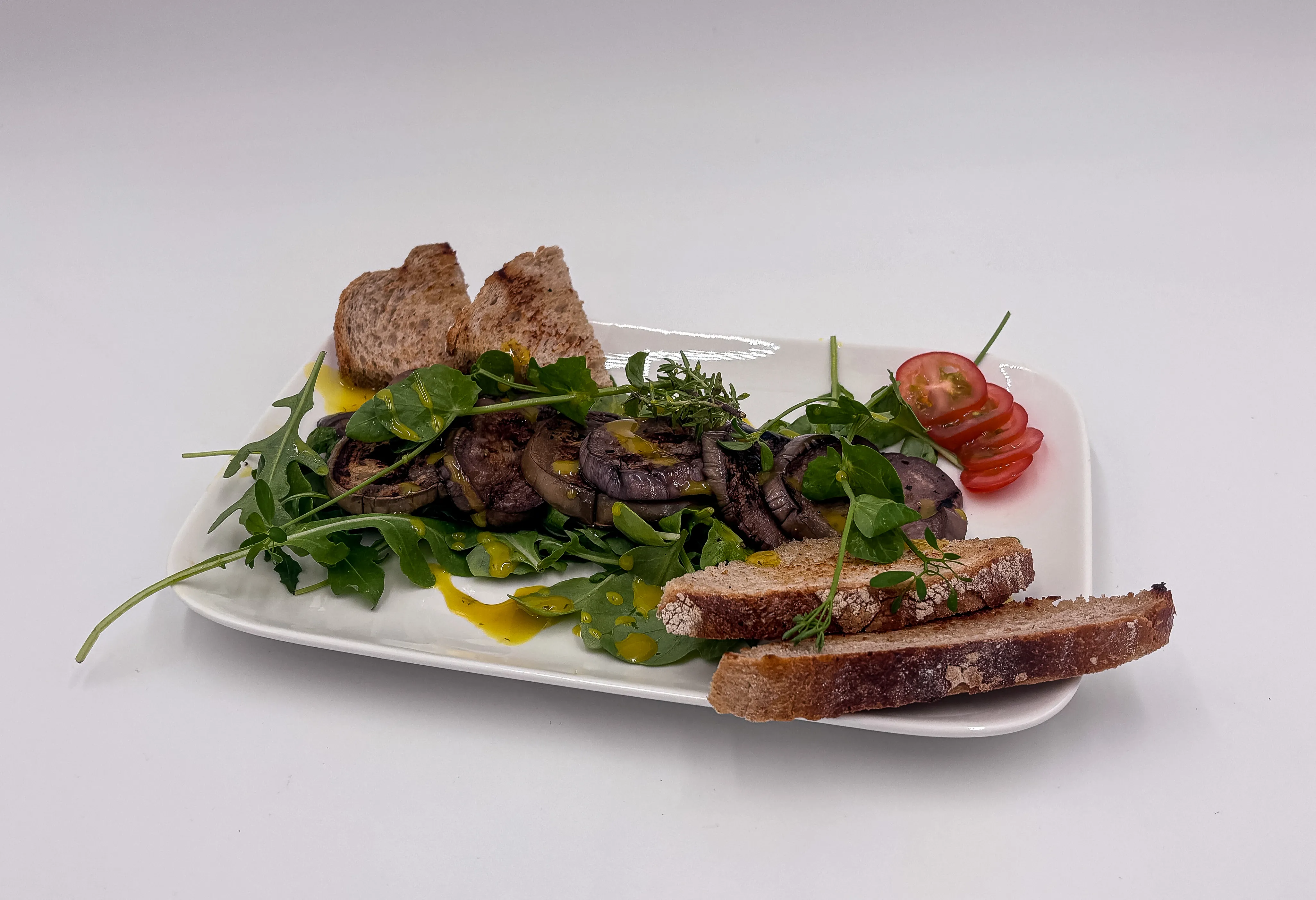 Grilled eggplant